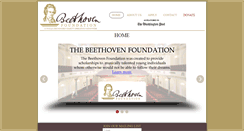 Desktop Screenshot of beethovenfoundation.com